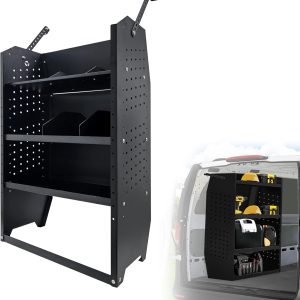 EONECROSS Cargo Van Shelving System | for Ford Transit | 32″W x 46″H x 13″D Steel Shelves