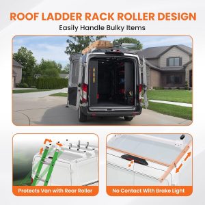 Roof Ladder Rack Roller Design
