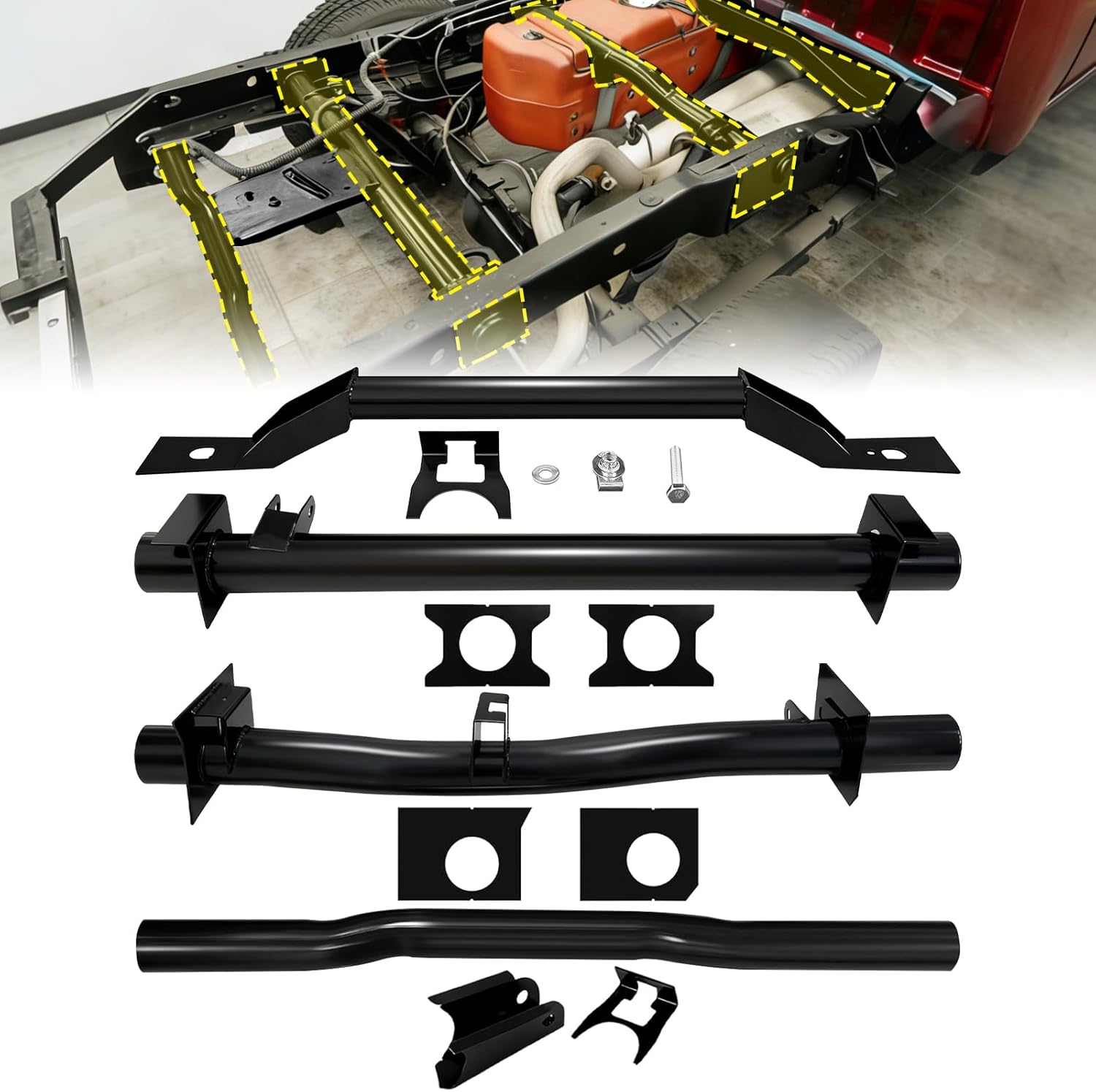 4PCS Complete Frame Crossmember Kit
