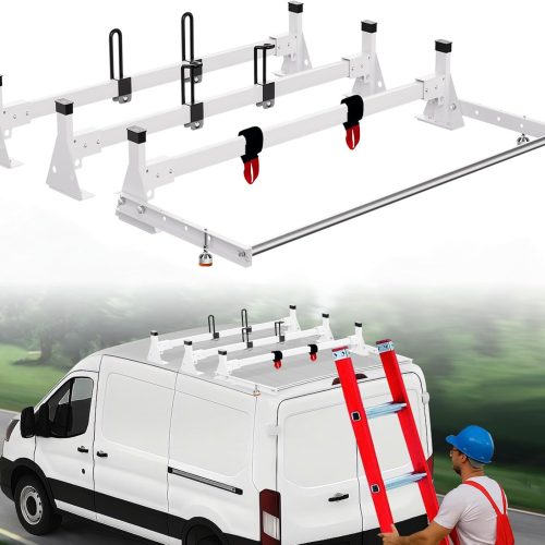 54" Roof Rack for Ford Transit – 820 lb Capacity, 3 Crossbars
