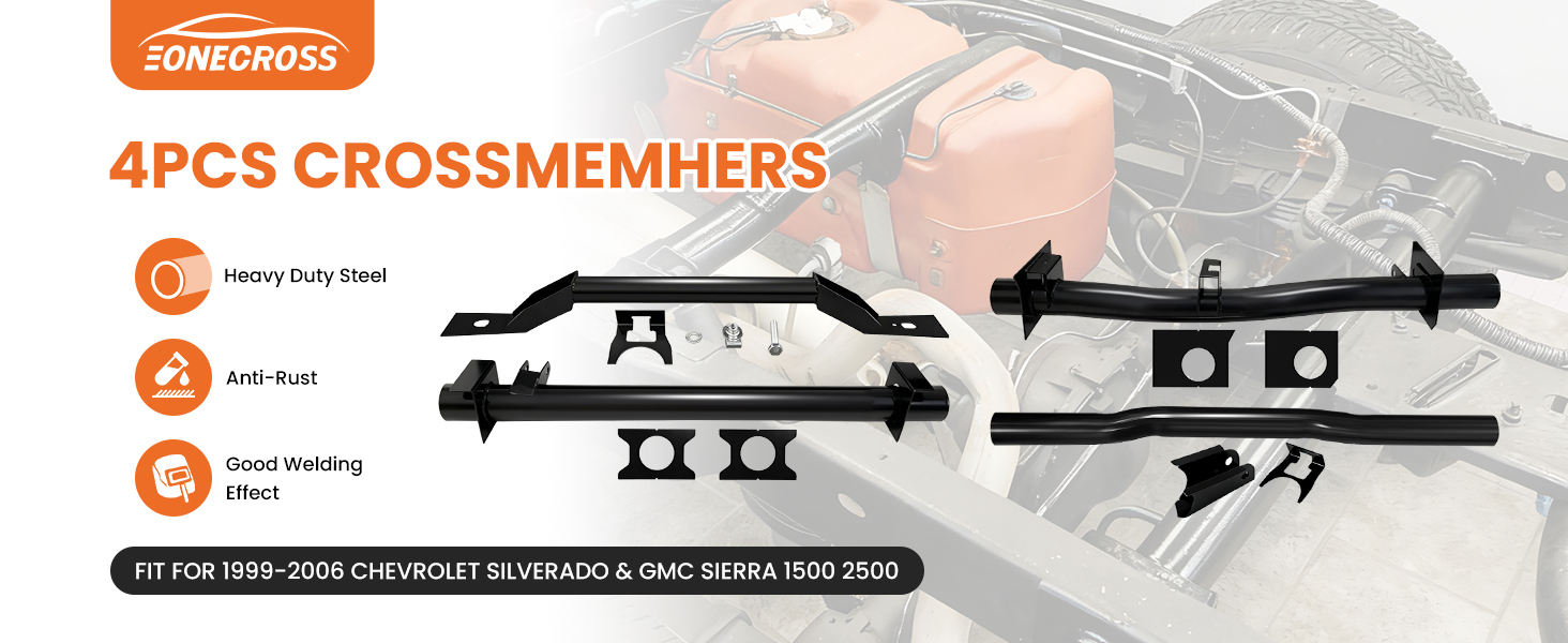 1999-2006 silverado fuel tank crossmember