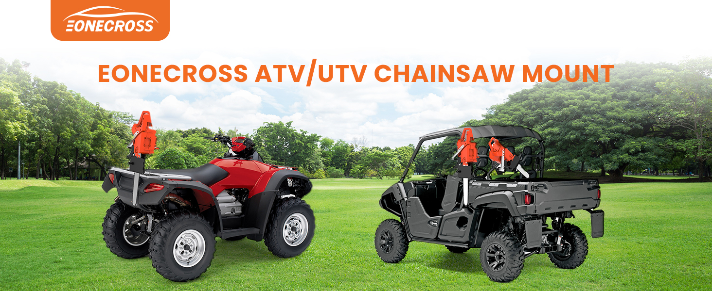 Eonecross atv/utv chainsaw mount
