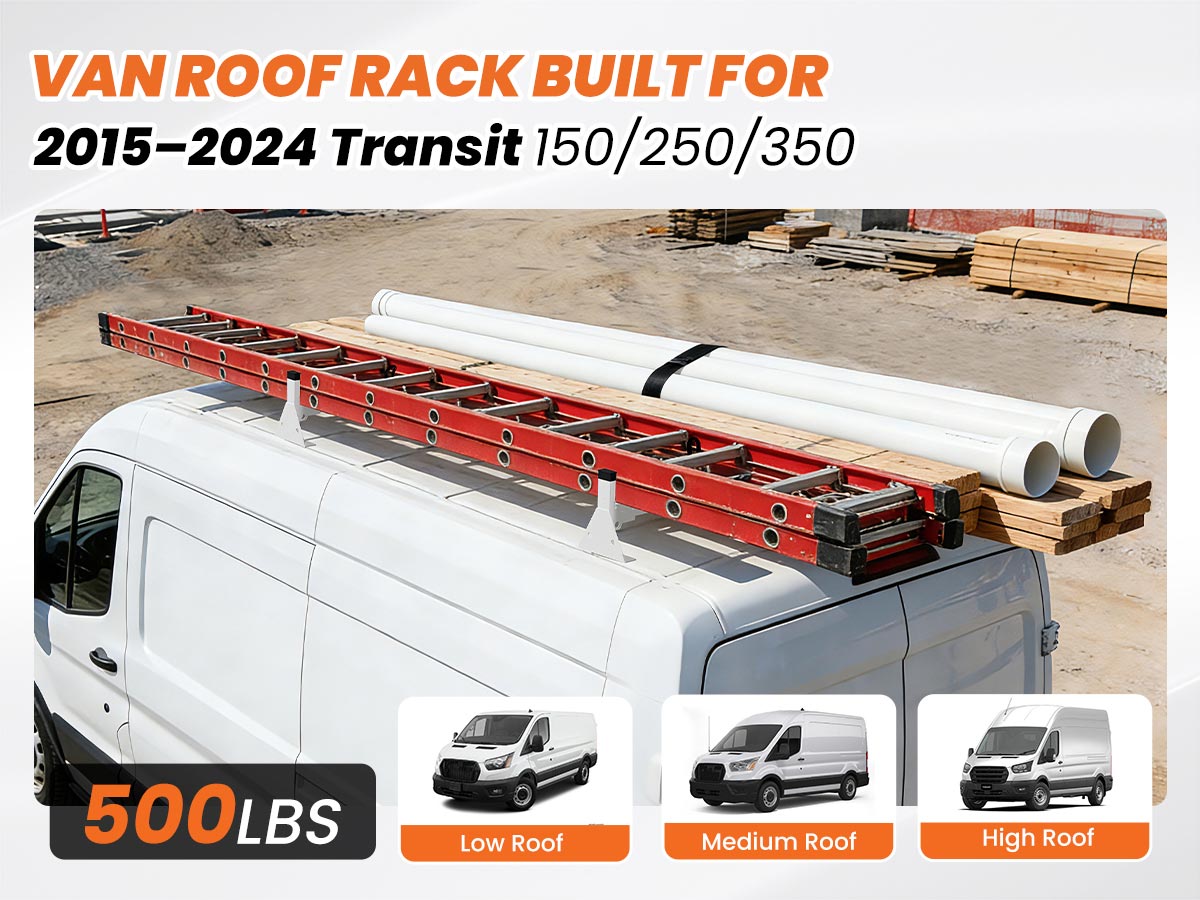 Ford Transit ladder rack system