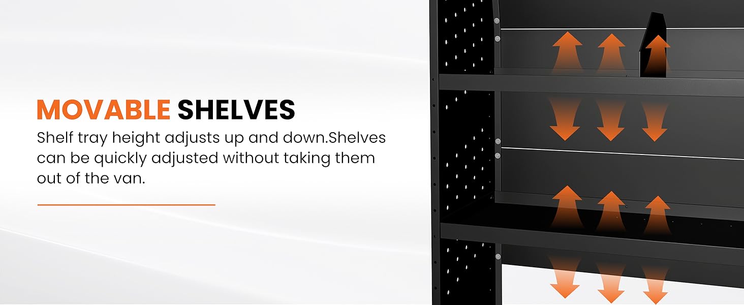 movable shelves