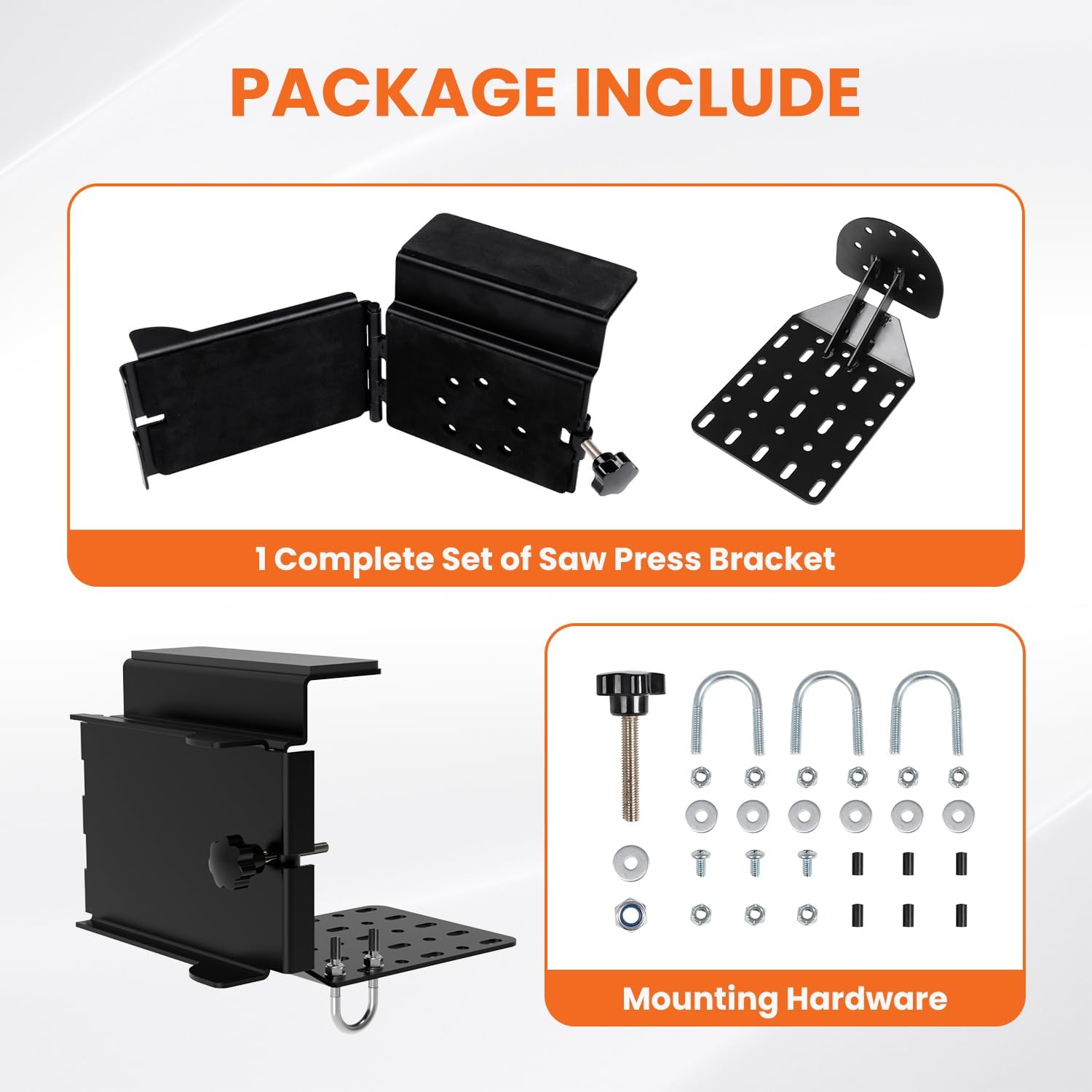 ATV Chainsaw Mount Adjustable Rack Holder for ATVs, UTVs, Tractors & Trucks - Image 7