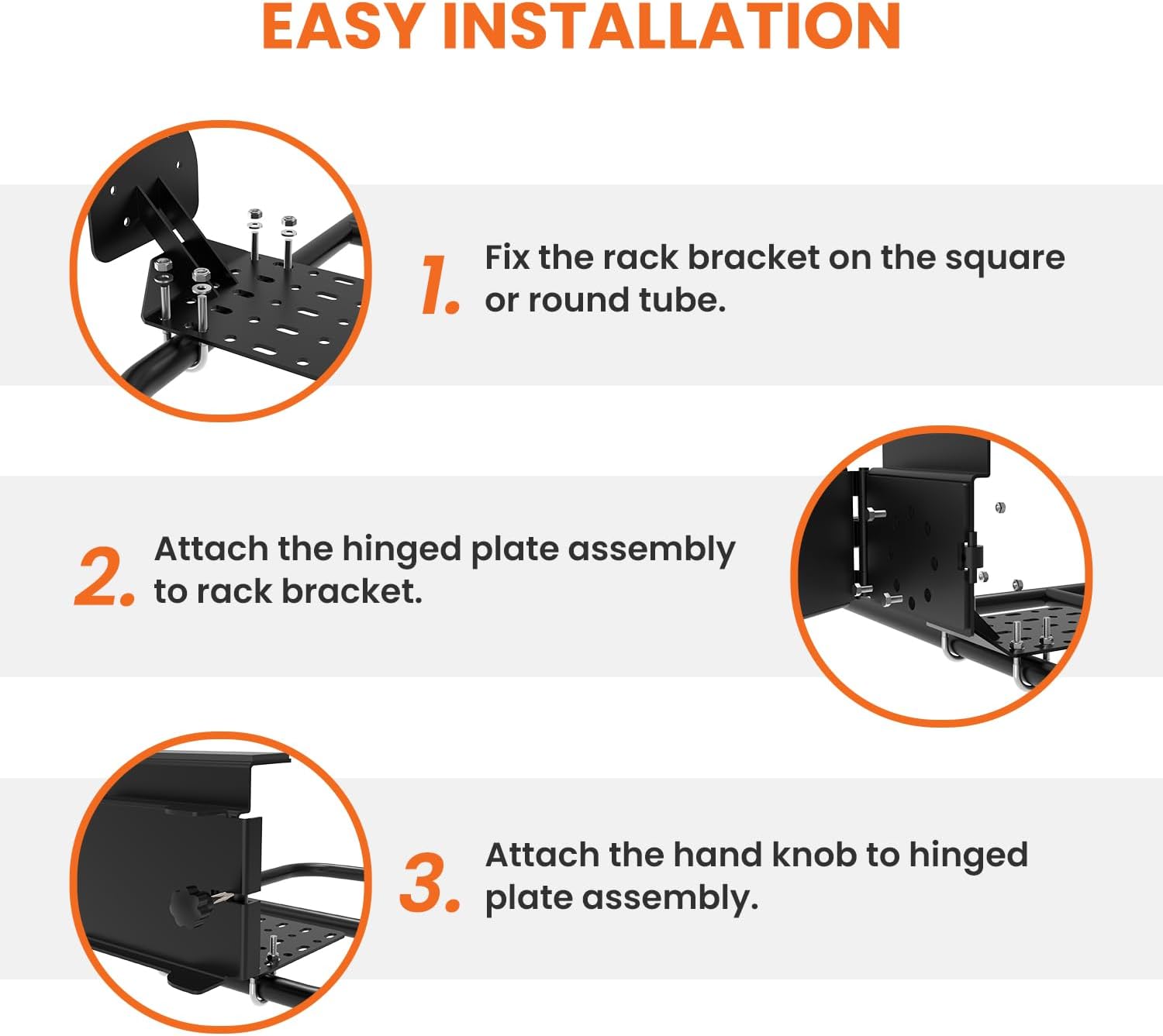 ATV Chainsaw Mount Adjustable Rack Holder for ATVs, UTVs, Tractors & Trucks - Image 8