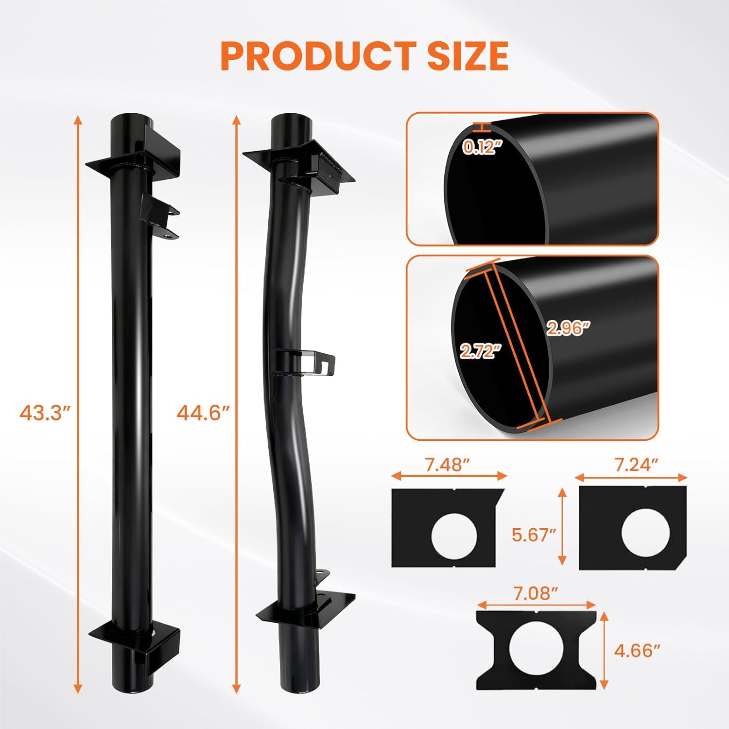 Silverado Fuel Tank Crossmember & Frame Repair Kit for 1999-2006 Chevy Silverado / GMC Sierra - Image 2