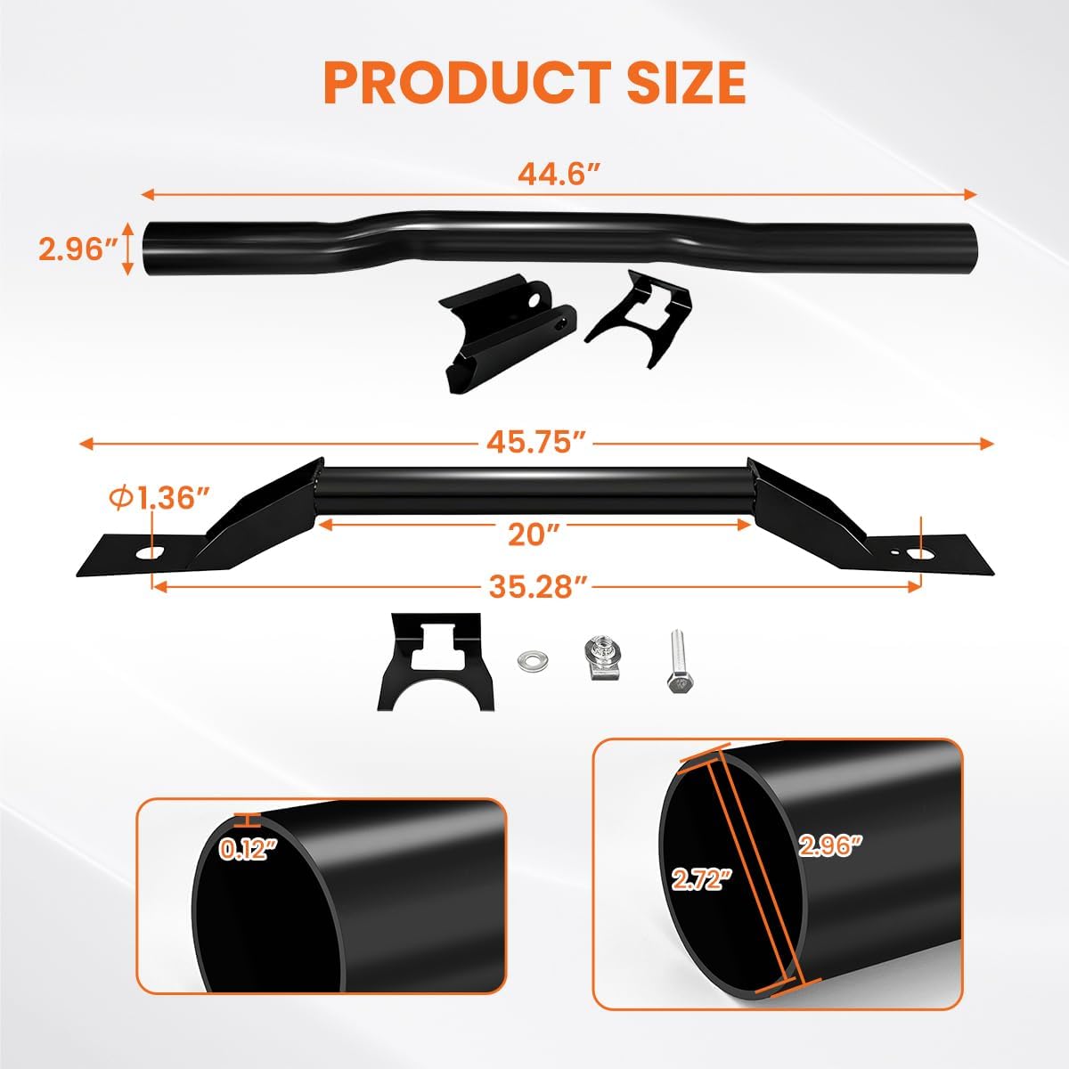 Silverado Fuel Tank Crossmember & Frame Repair Kit for 1999-2006 Chevy Silverado / GMC Sierra - Image 4