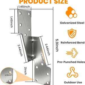 Bulk Hurricane Ties for Rafters (30 PCS / 70 PCS)