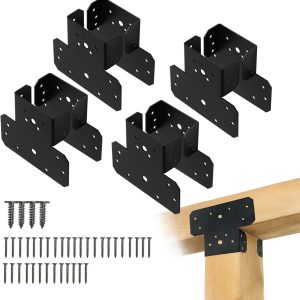 Pergola T Brackets – 4x4, 6x6 & 8x8 Post to Beam Connectors for Pergolas
