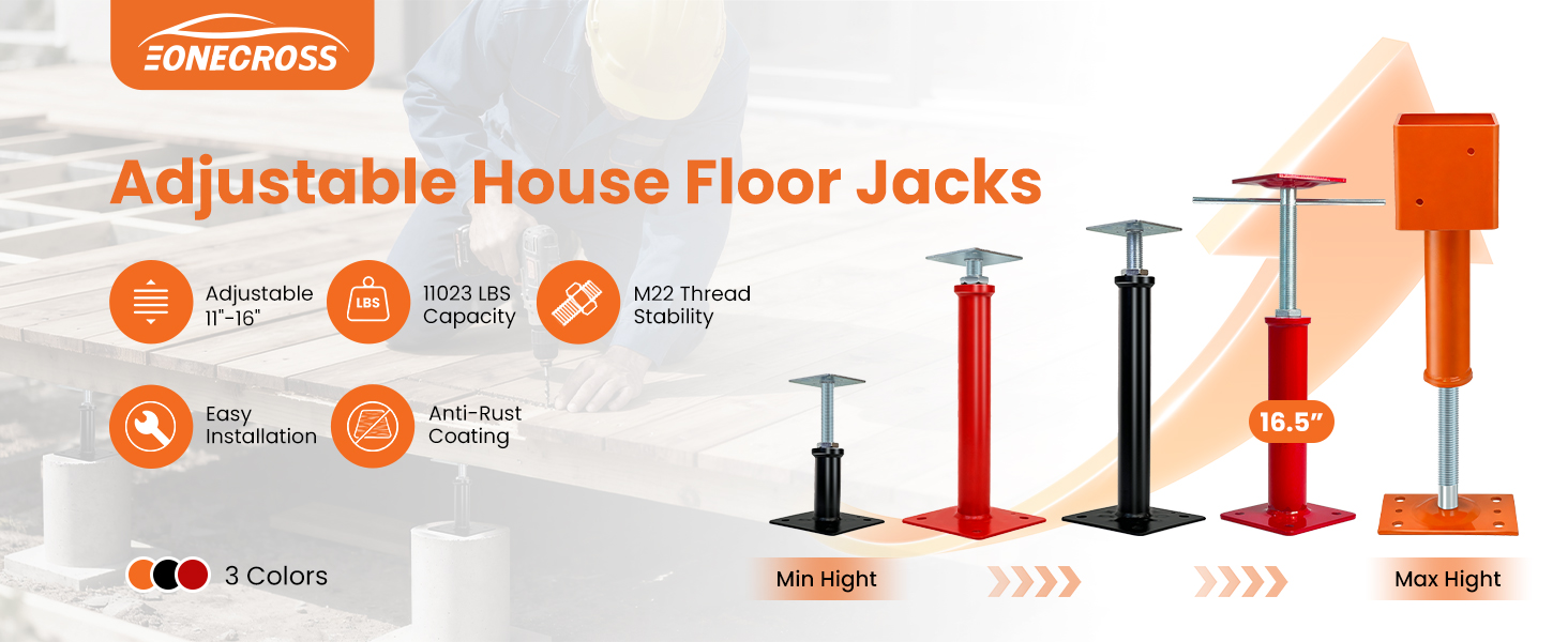 adjustable house jacks 11-6 inch