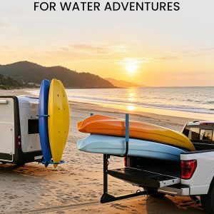 rv hitch mount kayak rack for 2 kayaks
