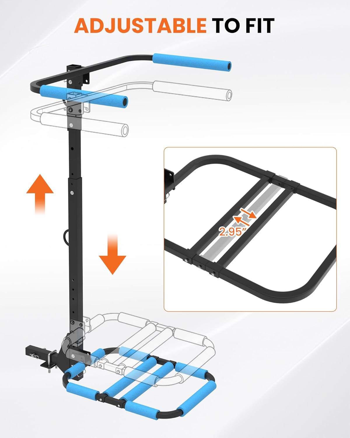 RV Hitch Mount Kayak Rack for 2 Kayaks - Image 4