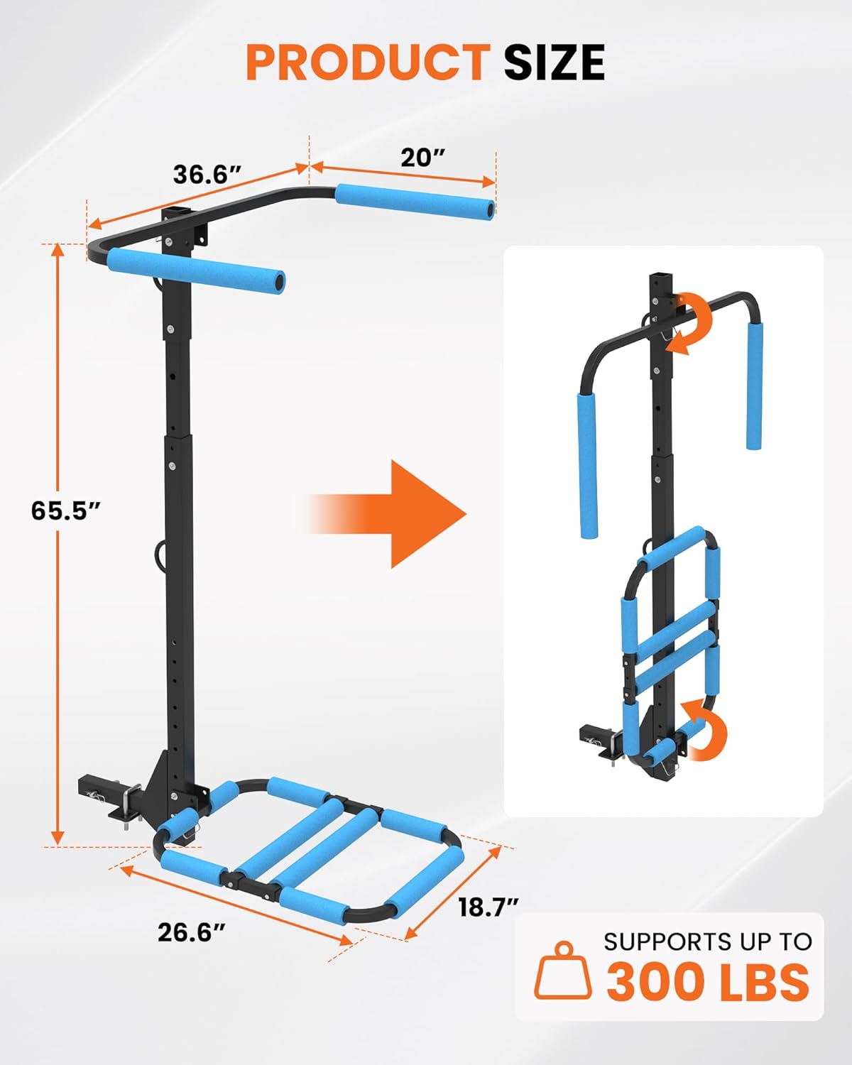 RV Hitch Mount Kayak Rack for 2 Kayaks - Image 5