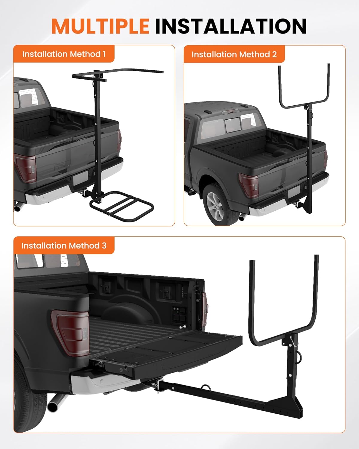 RV Hitch Mount Kayak Rack for 2 Kayaks - Image 7