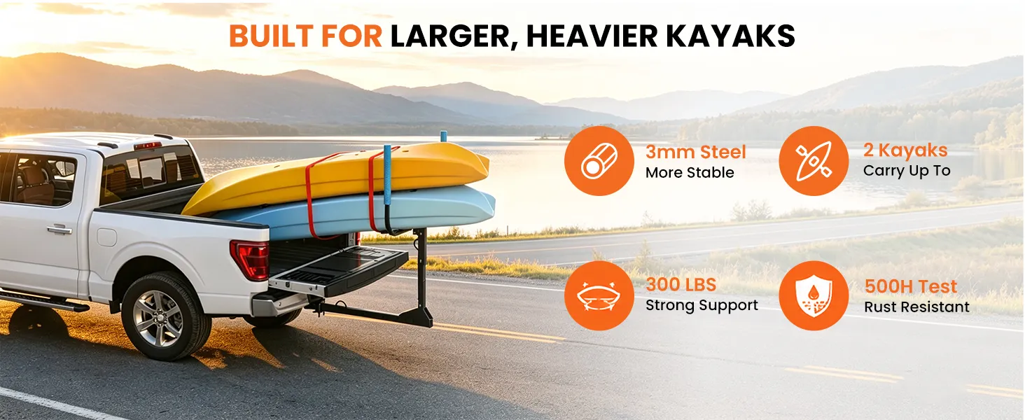 built for larger heavier kayaks