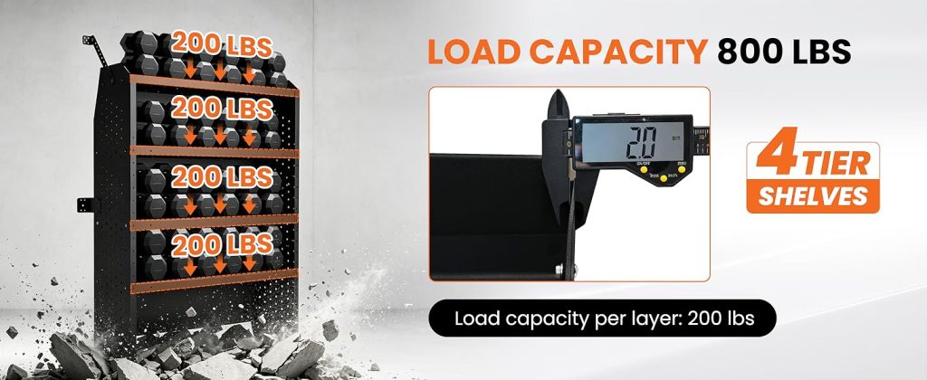 load capacity 800 lbs