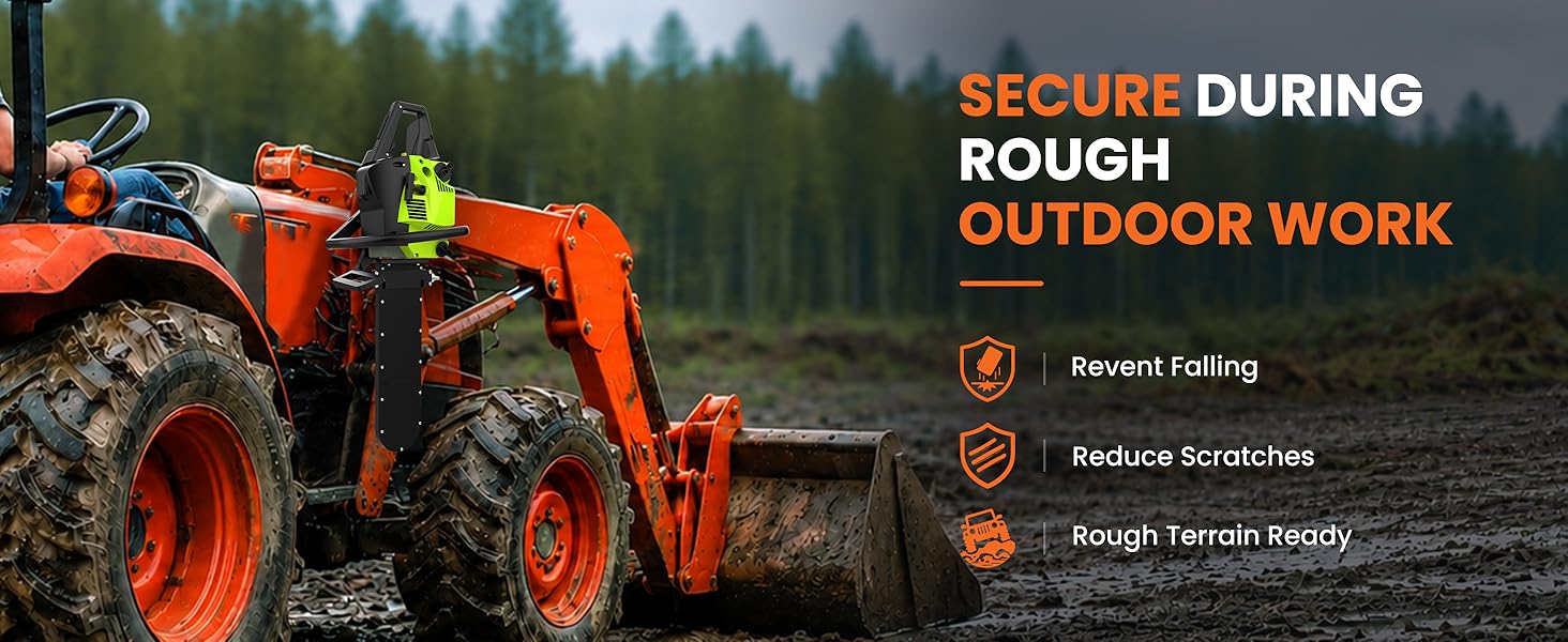 secure during rough outdoor work