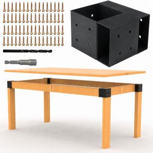 workbench bracket kit for 4x4 lumber actual 3.5 x 3.5 inches