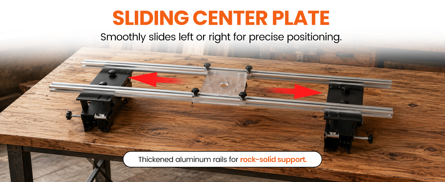 sliding center plate