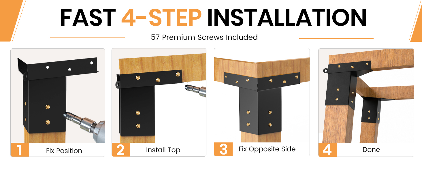 4x4 deer stand bracket installed on hunting platform