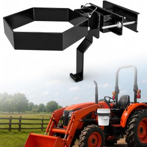 5 Gallon Bucket Holder for Tractor Loader Arms – Heavy Duty Farm Tool Storage Mount